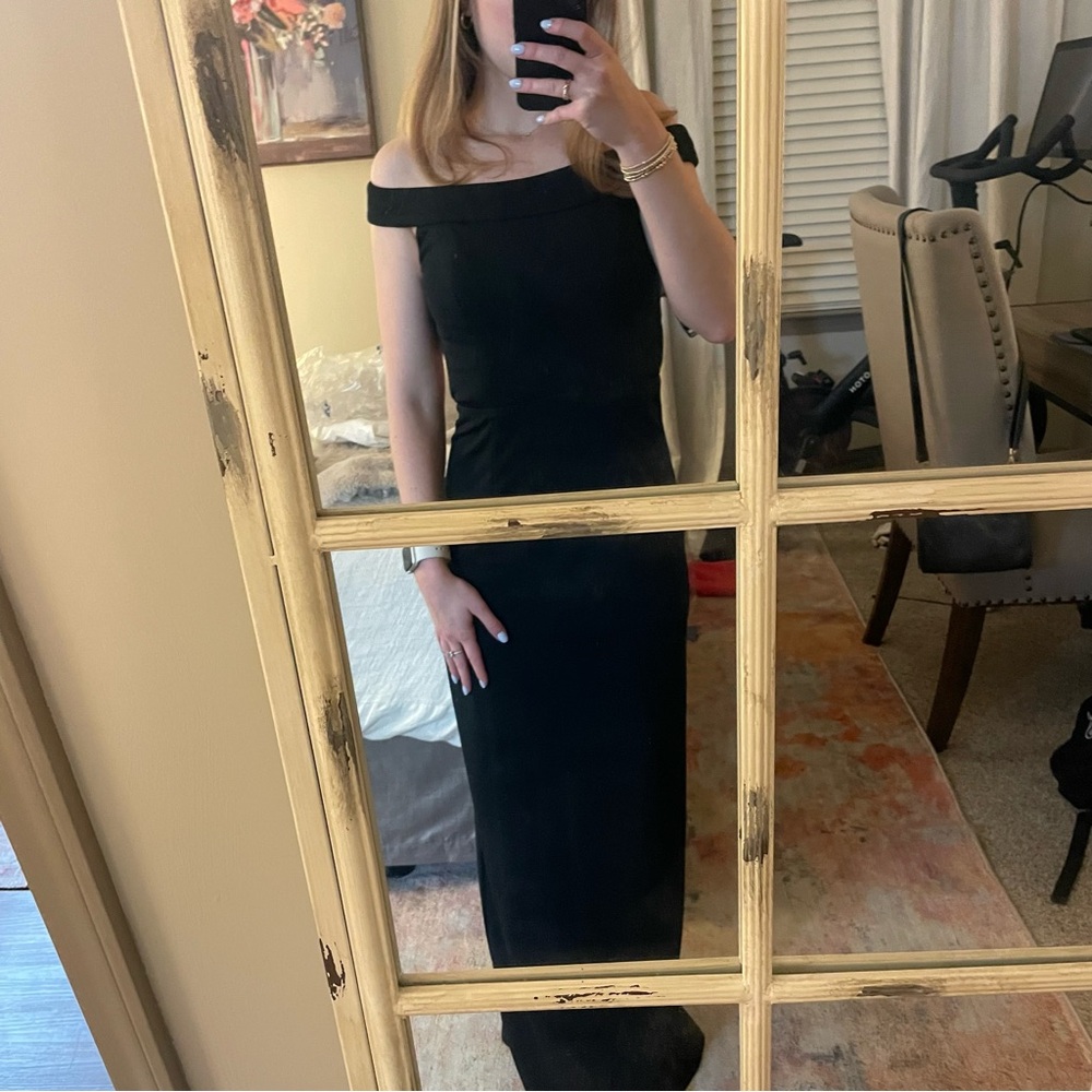 Bariano Australia black cutout gown